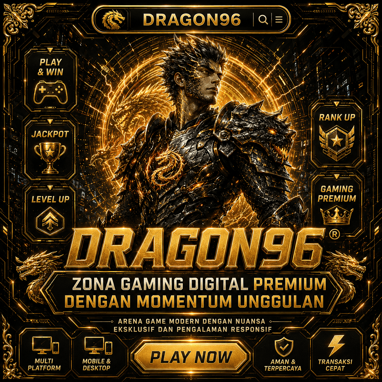 DRAGON96® : Zona Gaming Digital Premium dengan Momentum Unggulan